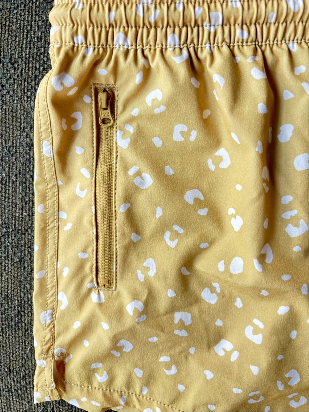 Billabong Yellow Printed Athletic Shorts - Picture 3 of 5
